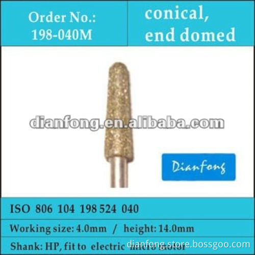 HP conical shape medium grit coating diamond polishing tools
